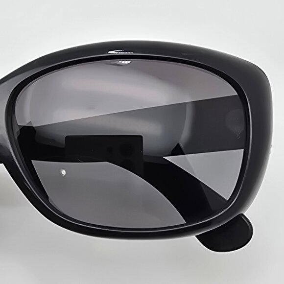Ray-Ban RB4101 601/T3 Jackie Ohh Black Frame Polarized Grey Lens Sunglasses 58mm - Picture 13 of 16